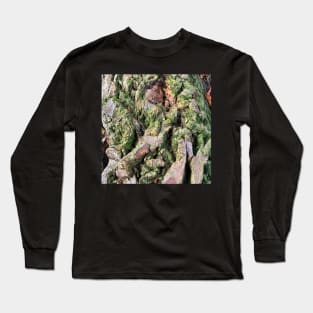 Deeply Green Grooves Long Sleeve T-Shirt